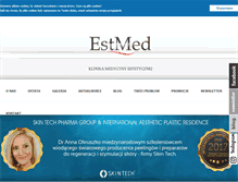 Tablet Screenshot of estmed.pl